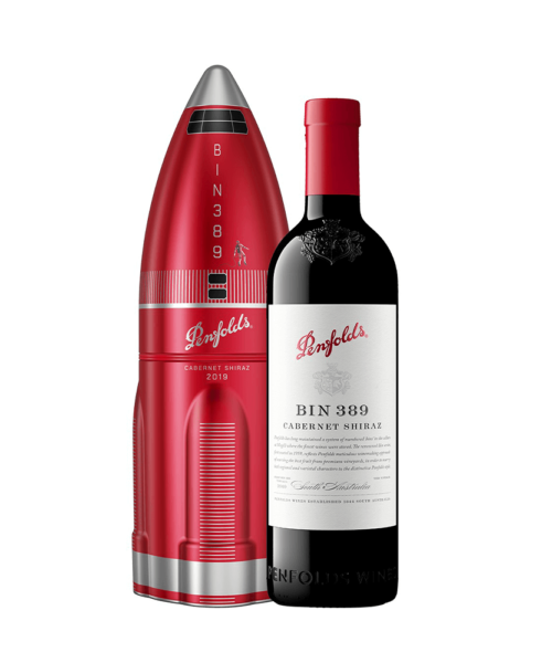 火箭禮盒 奔富BIN389 卡本內希哈紅葡萄酒